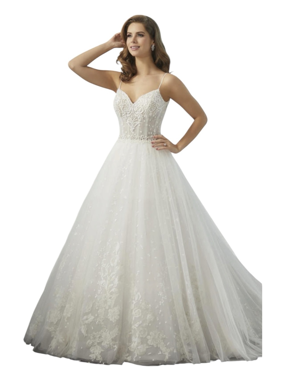 Christina Wu White Lace Wedding Dress